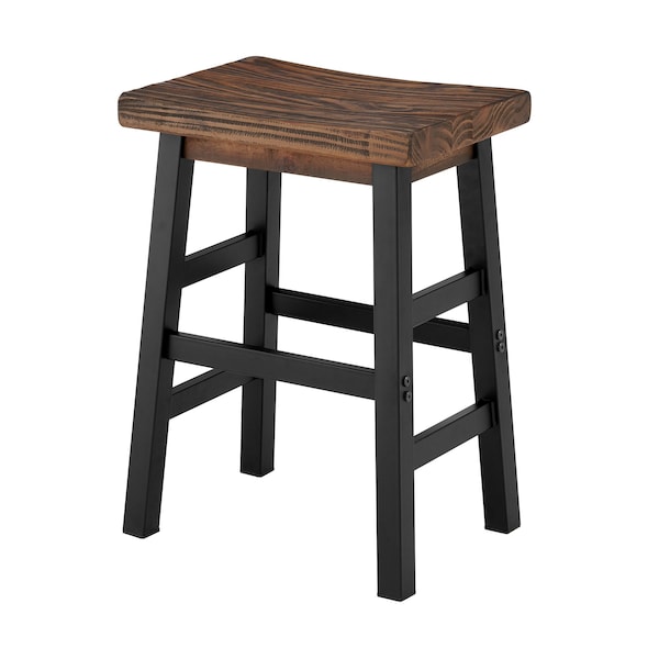 Alaterre Furniture Pomona - Wood 26" Counter Stool with Metal Legs AMBA2120M - main